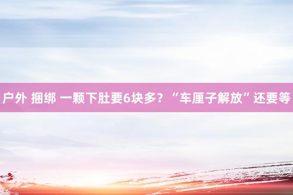 户外 捆绑 一颗下肚要6块多？“车厘子解放”还要等