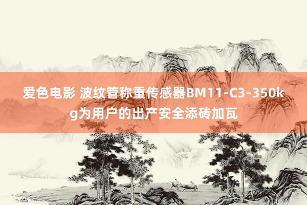 爱色电影 波纹管称重传感器BM11-C3-350kg为用户的出产安全添砖加瓦