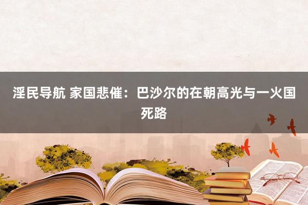 淫民导航 家国悲催：巴沙尔的在朝高光与一火国死路